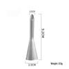 5-Piece Cream Puff Piping Tips Set - Large, Medium, Small, 304 Stainless Steel