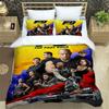 Set da letto stampato Fast & Furious set di biancheria da letto squisito set copripiumino copriletto set da letto lusso regalo di compleanno