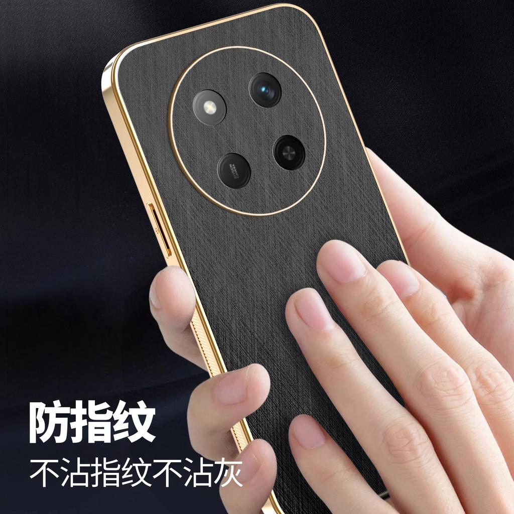 Anwendbar für Huawei Honor X9C galvanisierte Seidenbambusmuster Handyhülle Honor X9B sturzsichere Honor X8B Schutzhülle