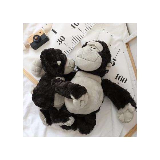 Gorilla Stuffed Toy Chimpanzee Monkey Animal Large Nap Pillow Cushion Moe Sparrow Festival Memory Foam Present Soothing Toy Body Pillow Sewing