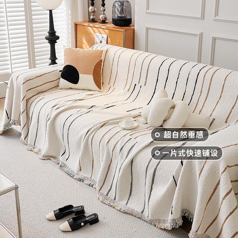 Slipcover Chenille Bohemian Style Four Season Universal Dustproof Sofa Cover Cloth Towel All Inclusive Universal Sofa Cover