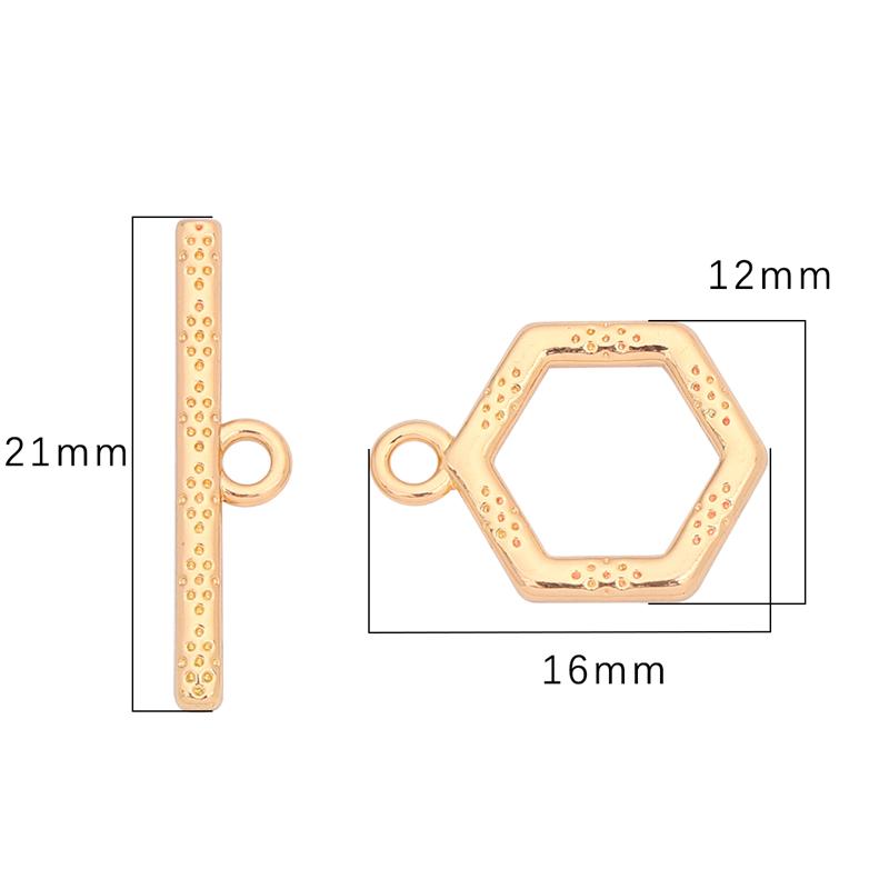 1Set/bag Copper OT Buckle Clasps For DIY Necklace Bracelet Earrings Jewelry Making Craft Accessories