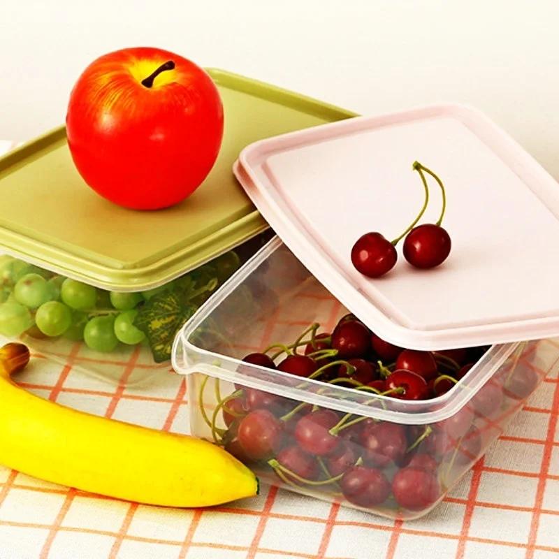 17/pcs Food Storage Box Kitchen Finishing Storage Sealed Box Refrigerator Storage Box