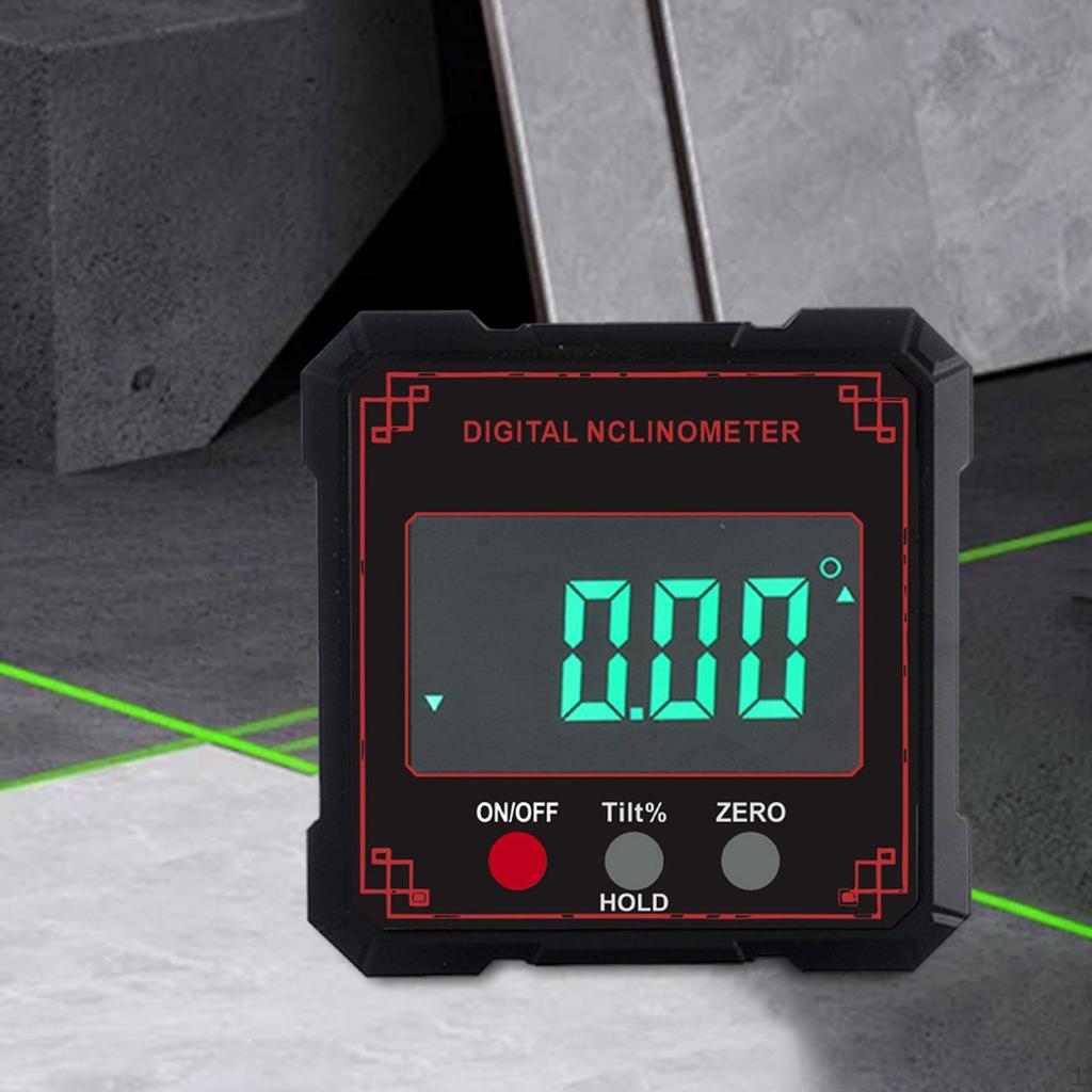 Digital Angle Gauge Meter Inclinometer Electronic Level Data Retention Function