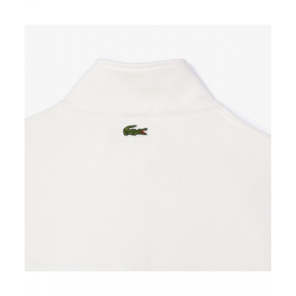 Lacoste Common Casual Half Zip Sweatshirt [off White]