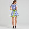 2025 Euro-American Beer Fest Women's Lace Maid Dress Set, Color Block, Plus Size Skirt