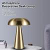 Touch Sensor LED Table Lamp Rechargeable Mushroom Lamp Retro Bar Table Lamp  Bedside
