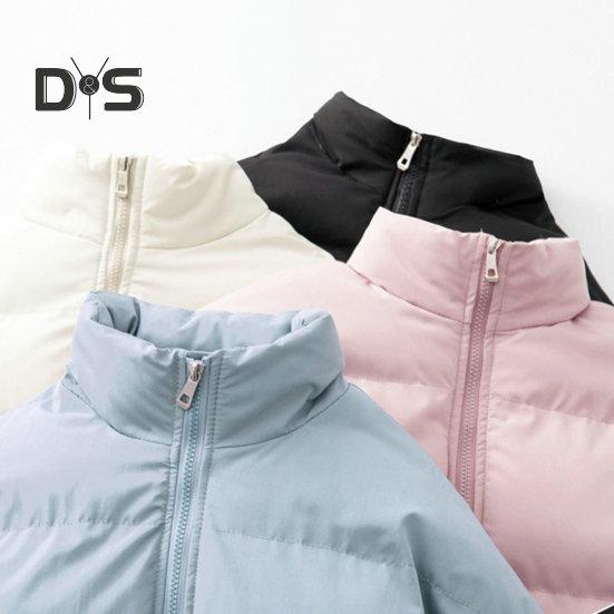 Зимнее хлопковое пальто унисекс с толстым подкладочным воротником-стойкой — фото 8