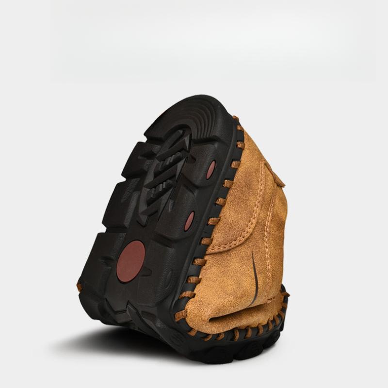 Men's Handmade Casual Leather Shoes Outdoor Low-top Sneakers