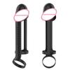 Silicone Penis Sleeve Delayed Ejaculation Extender Condom Sex Toys For Men Penis Enlargement Reusable Cock Ring
