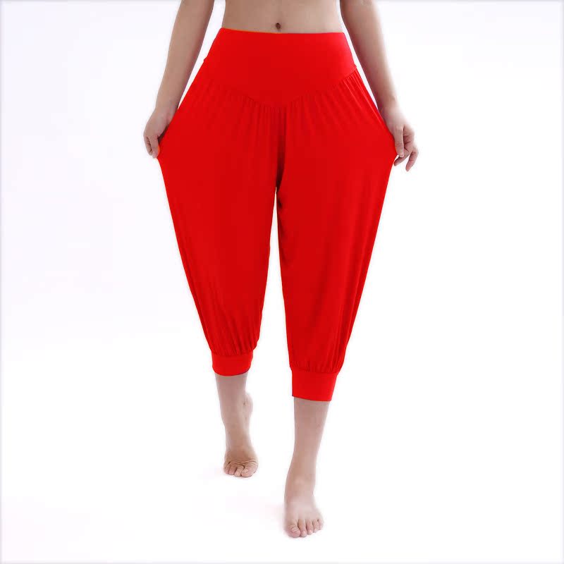 

Women S Solid Color 7/8 Leggings - Medium Pressure Mid-Calf Yoga Pants, Sports Casual Pants, Opaque Fashion Fitness Sports Pants S красный