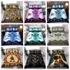 Tmarc Tee Personalized Hummingbird Purple Color Bed Set Cover Home Bedding Set