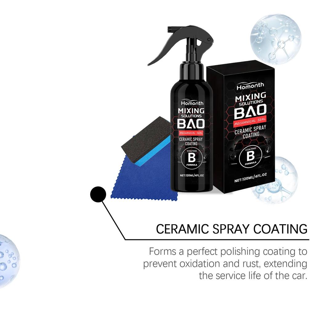 Homonth automotive ceramic coating set mirror brightening, hydrophobic and antifouling car paint polishing and maintenance 1set