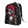 Demon Slayered Backpack Anime Characters Travel Backpacks Unisex Custom Big High School Bags Style Rucksack
