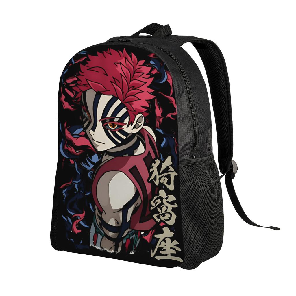 Demon Slayered Backpack Anime Characters Travel Backpacks Unisex Custom Big High School Bags Style Rucksack