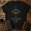 The Universe Looks Through You T Shirt Alan Watts Philosophy Cosmic Eye Spiritual Awareness Vintage Casual Unisex