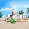Fuji Horse Uncle Shark Carving Series: Shark Blind Box Figurine - Shark Melon Figure Ornament, Ideal for Girl's Birthday Gift