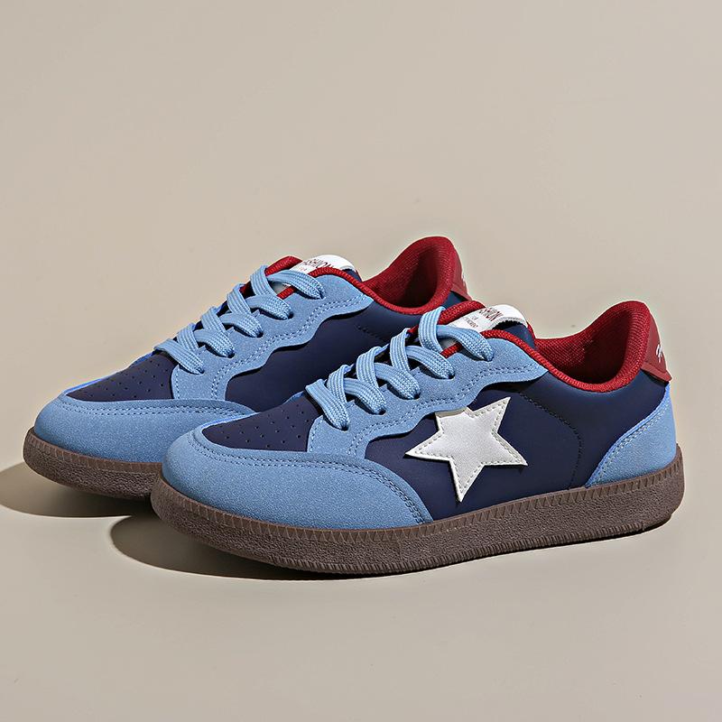 New little white shoes children's stars female students leisure sports versatile board shoes