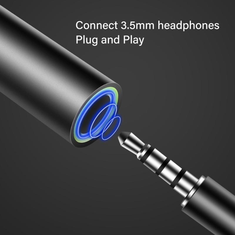 Braided USB C To Headphone Adapter Audios Cable With Decoding Chip For Clear Music Playbacks And HandsFree Calling