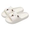 Cute Bear Women Home slippers Thick Bottom Soft Beach Slides Fashion Comfortable Non-slip Slippers Cartoon Lightweight Men Bathroom Slippers