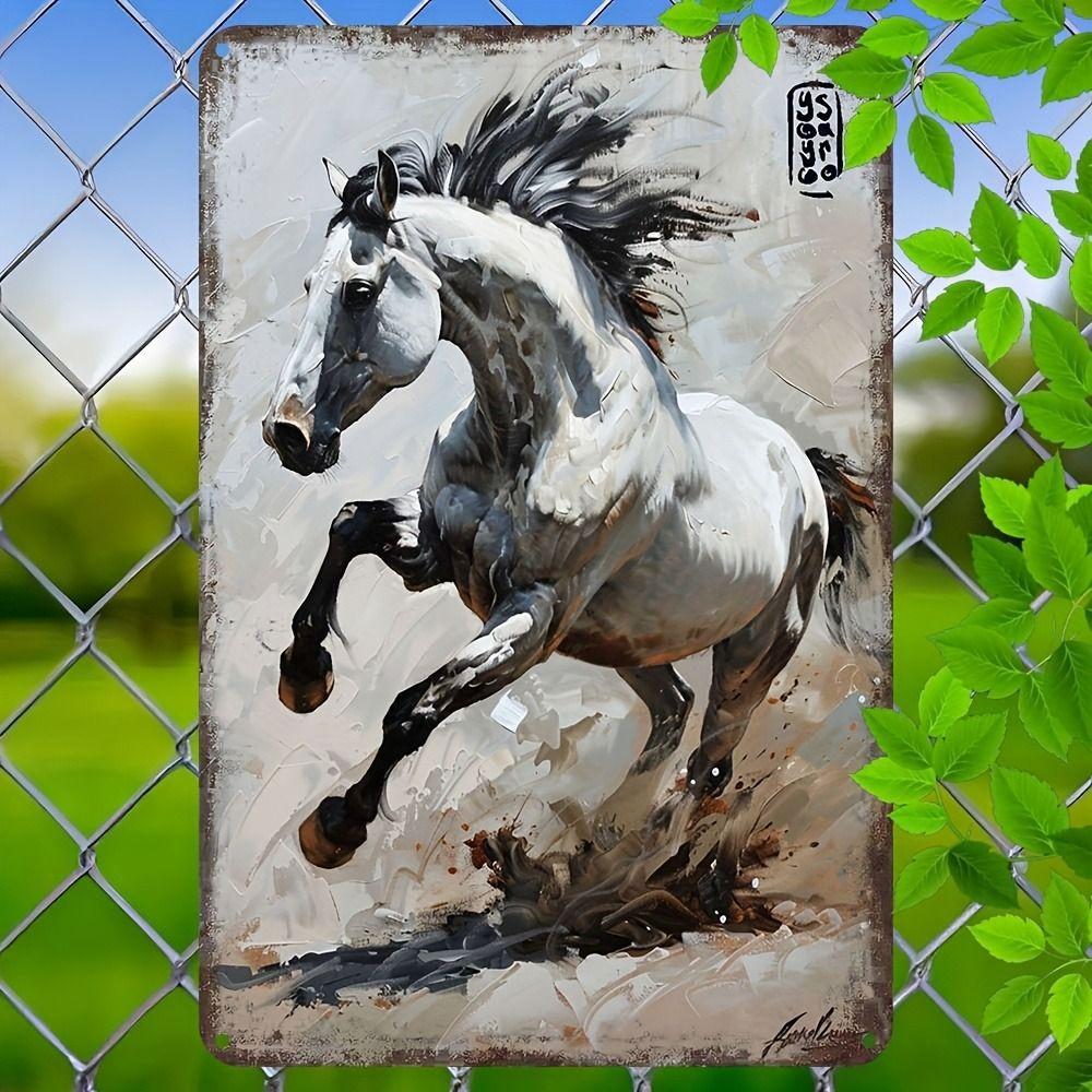Decorative Metal Wall Sign, Wall Art Decor, Tin Sign 20x30cm