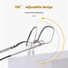 Adjustable 180 °  Flip Up Reading Glasses  +1.0 ~ +4.0 Anti Blue Light Metal More Convenient Reading Glasses