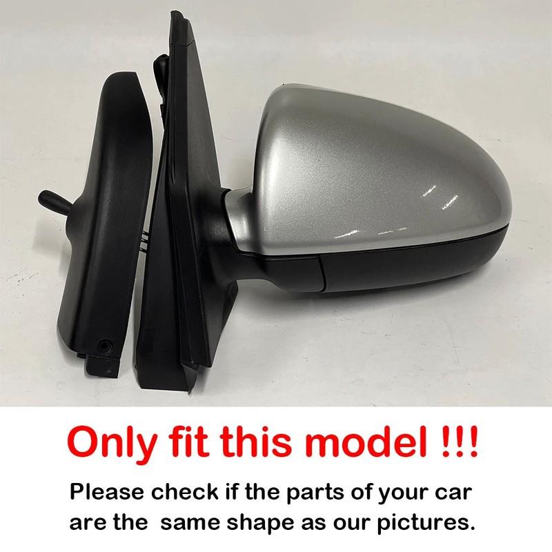 For Mercedes Benz Smart Fortwo W451 2008-2014 ABS Car Rearview Side Mirror Cover Wing Cap Exterior Door Trim Adhesive Sticker