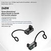 USB4 240W PD 5A Right Angle USB C to Type C Converter Fast Charging Data Sync Adapter for Car Camping Trip Charging