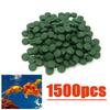 100-3000pc High Purity Spirulina Tablets Spiral Seaweed Enrichment Favorite Pets Food Fish Crystal Red Shrimp Fish Food Aquarium