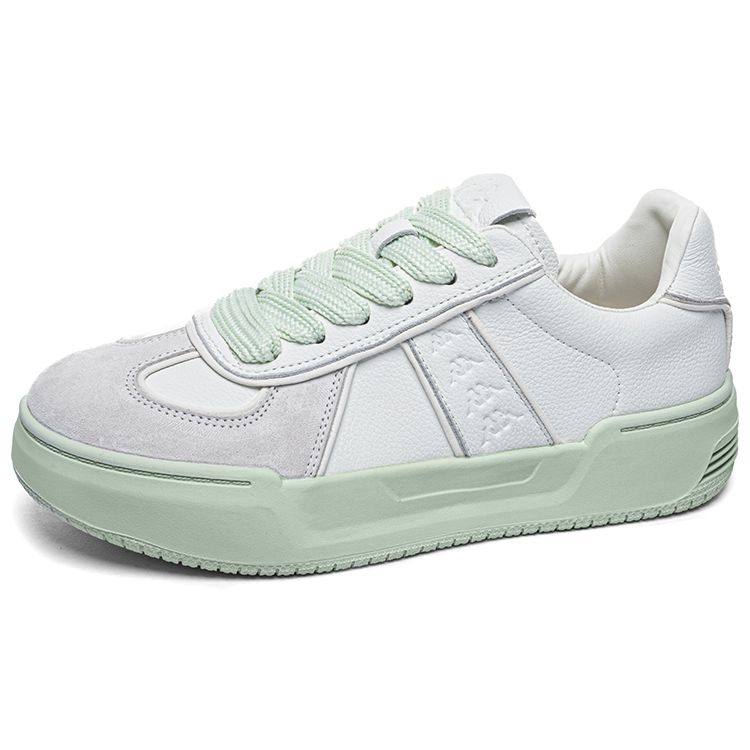 Kappa Back To Back Fashion Fresh Trendy Color Block Height Increasing Four Centimeters Non-Slip Wear-Resistant Low-Top Skate Shoes K0E25CC64J-012A