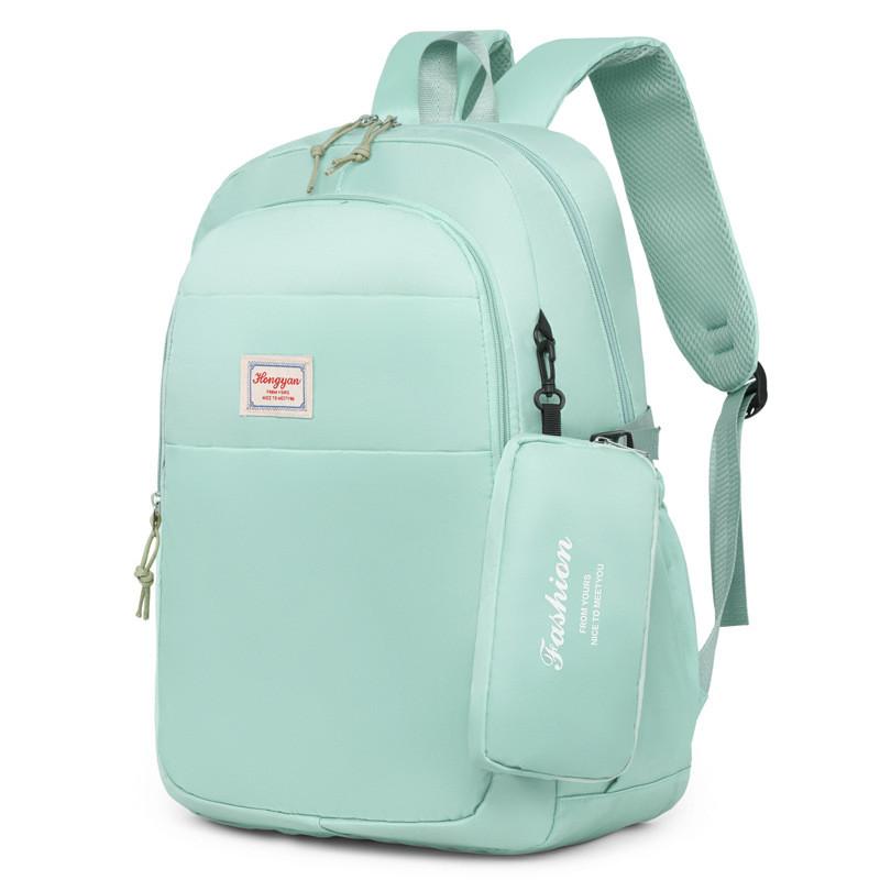 Student Backpack Large Capacity Waterproof Nylon School Bag With Reinforced Locking For Middle School Girls And Boys