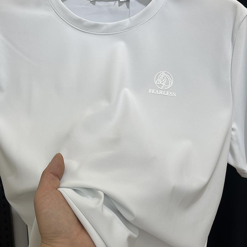 Men's and Women's Round Neck Short Sleeve T-shirt