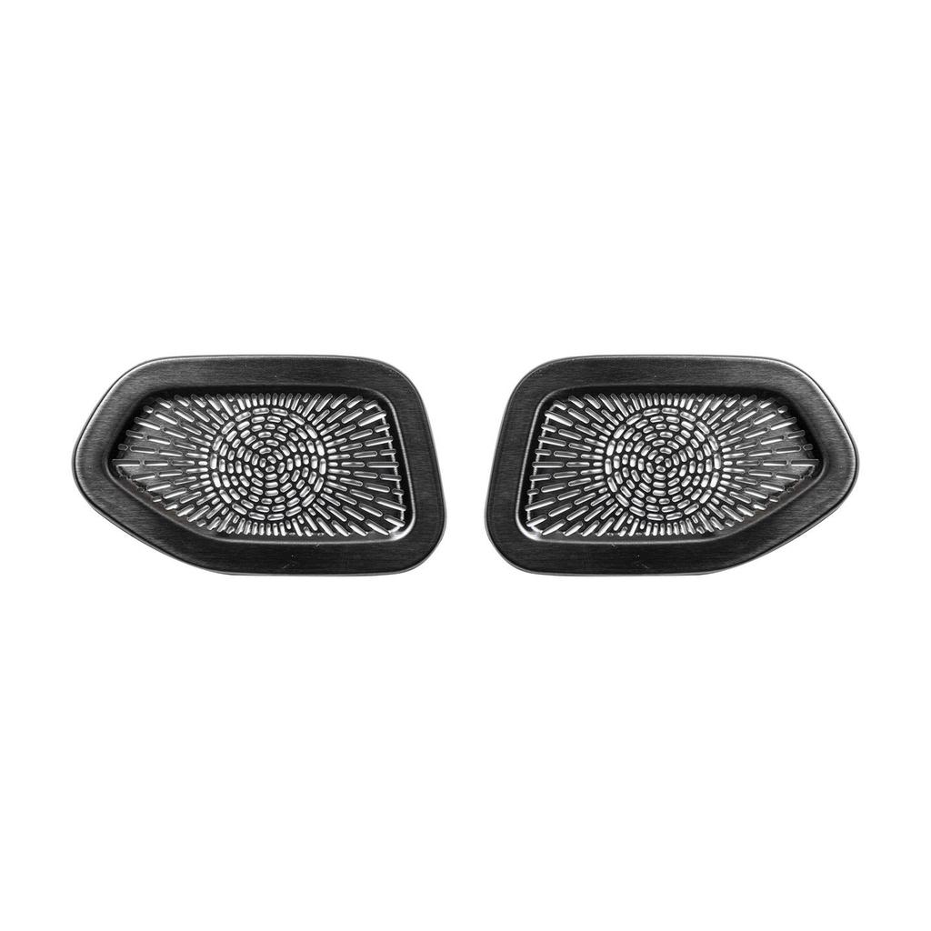 Zeekr 8x Dustproof Speaker Covers: Decorative Metal Car Door Interior Mod Parts