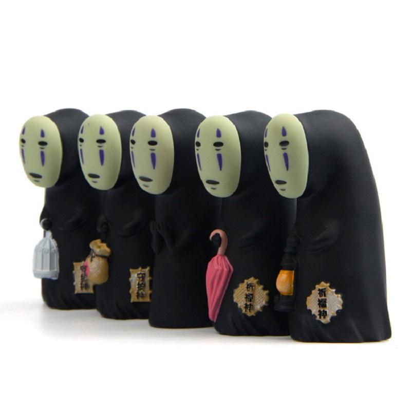 Anime Chihiro Spirited Away Cake Decoration No Face Faceless Man Action Figures With Premium Quality Resin