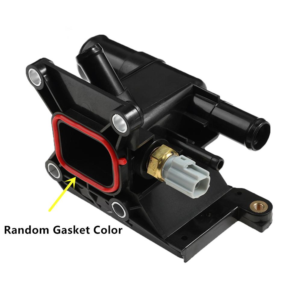 Water Outlet Engine Coolant Thermostat Housing For Mazda 3 2006-2013 6 2009-2013