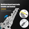 1Pcs Foldable Wire Stripper Multi-Function Pulley Tool For Crimping Splitting Winding Ideal For Electricians