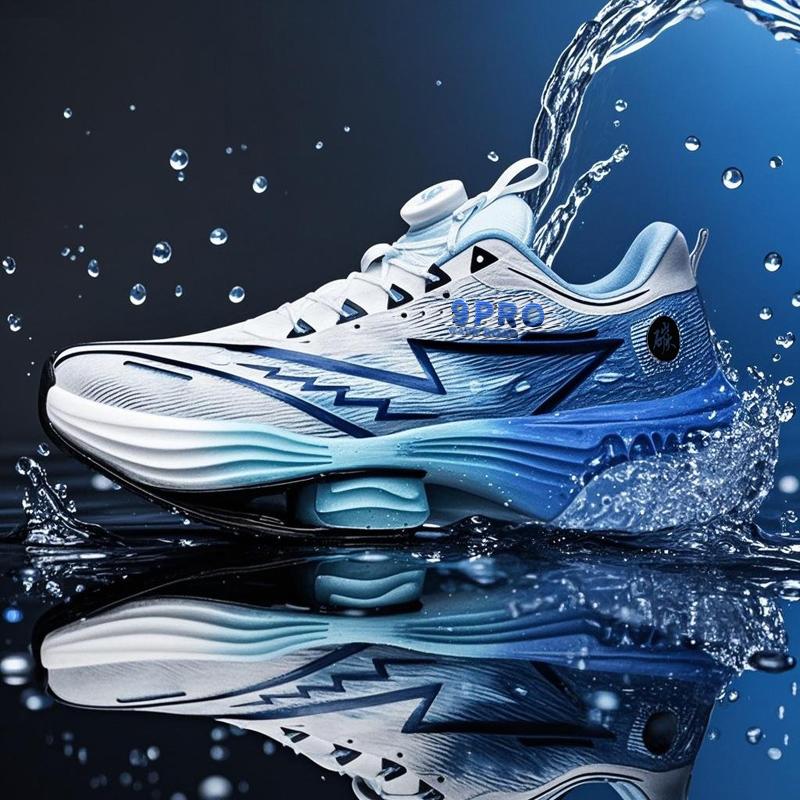Men Racing Running Shoes Light Foam Carbon Plate Cushioning Stable Shoes Fashion Printed Sneakers Anti Slip Comfoy Tennis Shoes