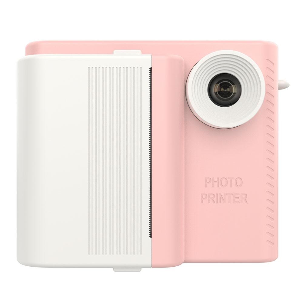 

P6 2.8 Inch IPS Screen Kids Instant Print Camera HD Dual Lens Video Recorder Built-In Games Pink