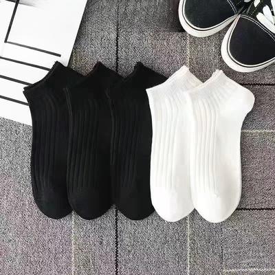 Ladies Summer Thin Simple All Can Not Afford Ball Shallow Mouth Sports Short Tube Cotton Socks