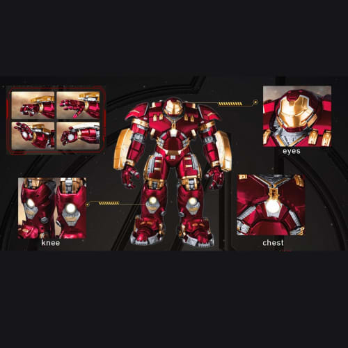 HiPlay Fondjoy Infinity Saga 1/7 Scale Anti-Hulk Hulkbuster Armor MV2023801X Actionable Plastic Model Kit, Full Set, Deluxe Edition