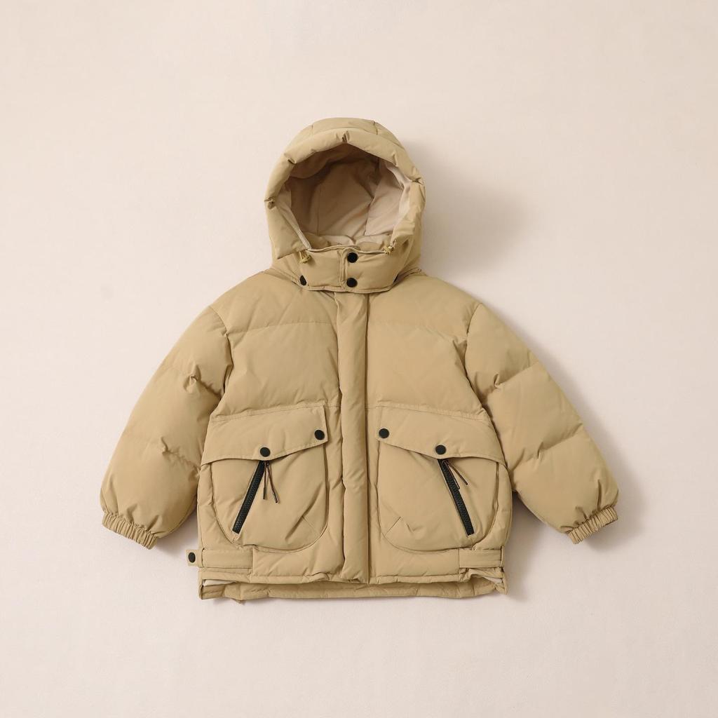 Children's 2025 Winter Down Jacket for Boys and Girls - Thick, 90% Down, Available in Small, Medium, and Large.