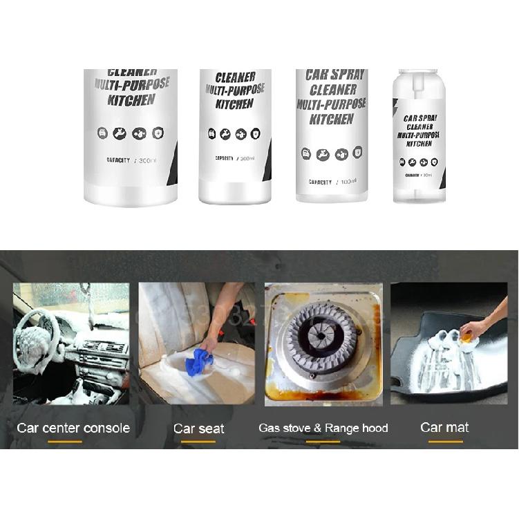 Multi-Purpose Foam Cleaner Rust Remover Cleaning Car House Seat Car Interior Accessories Home Kitchen Cleaning Foam Spray