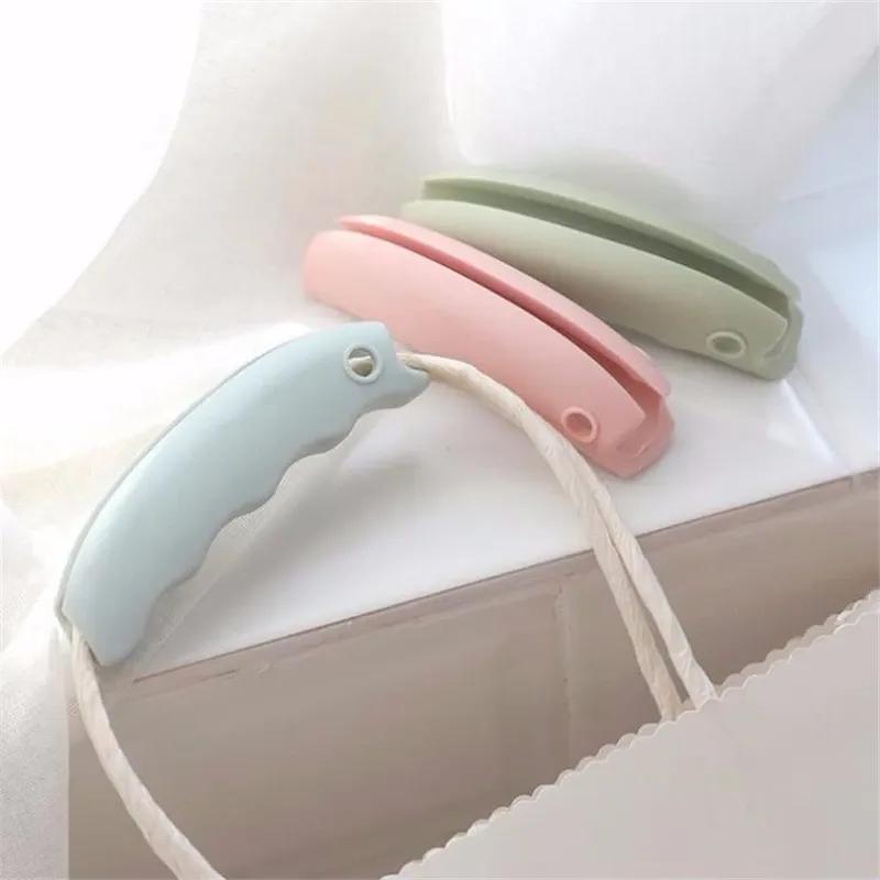 Colored Plastic Comfortable Portable Silicone Mention for Shopping Bag Protect Hands Trip Grocery Bag Holder Clip Handle Carrier
