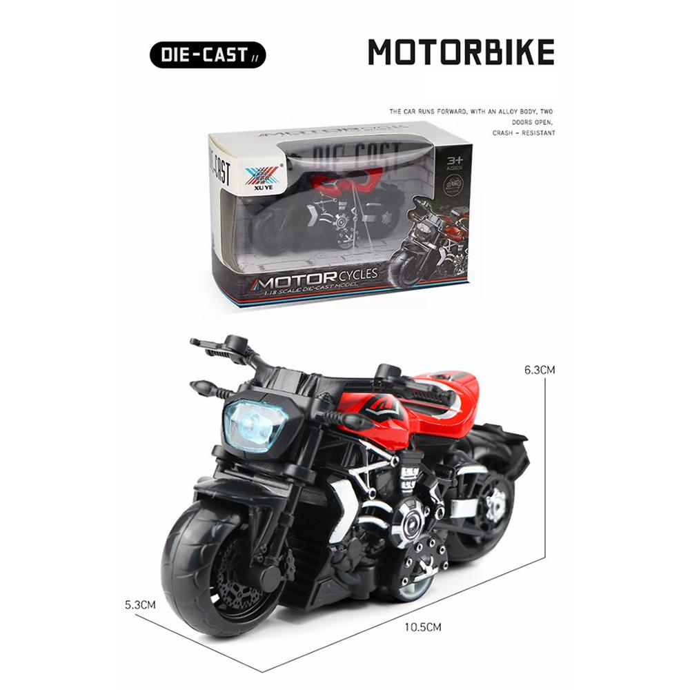 DUCATI SPEED Racing Motorcycles Toys, Motorcycle Model Outdoor Pulling Device Simulation