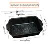 Rectangular Non-Stick Roast Fish & Grill Plate
