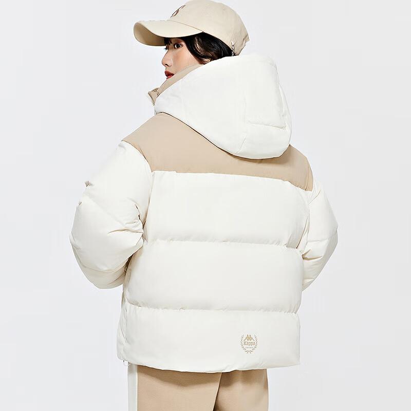 Kappa Women s Retro Hooded Color-Block Short Down Jacket K0D82YY02 XL
