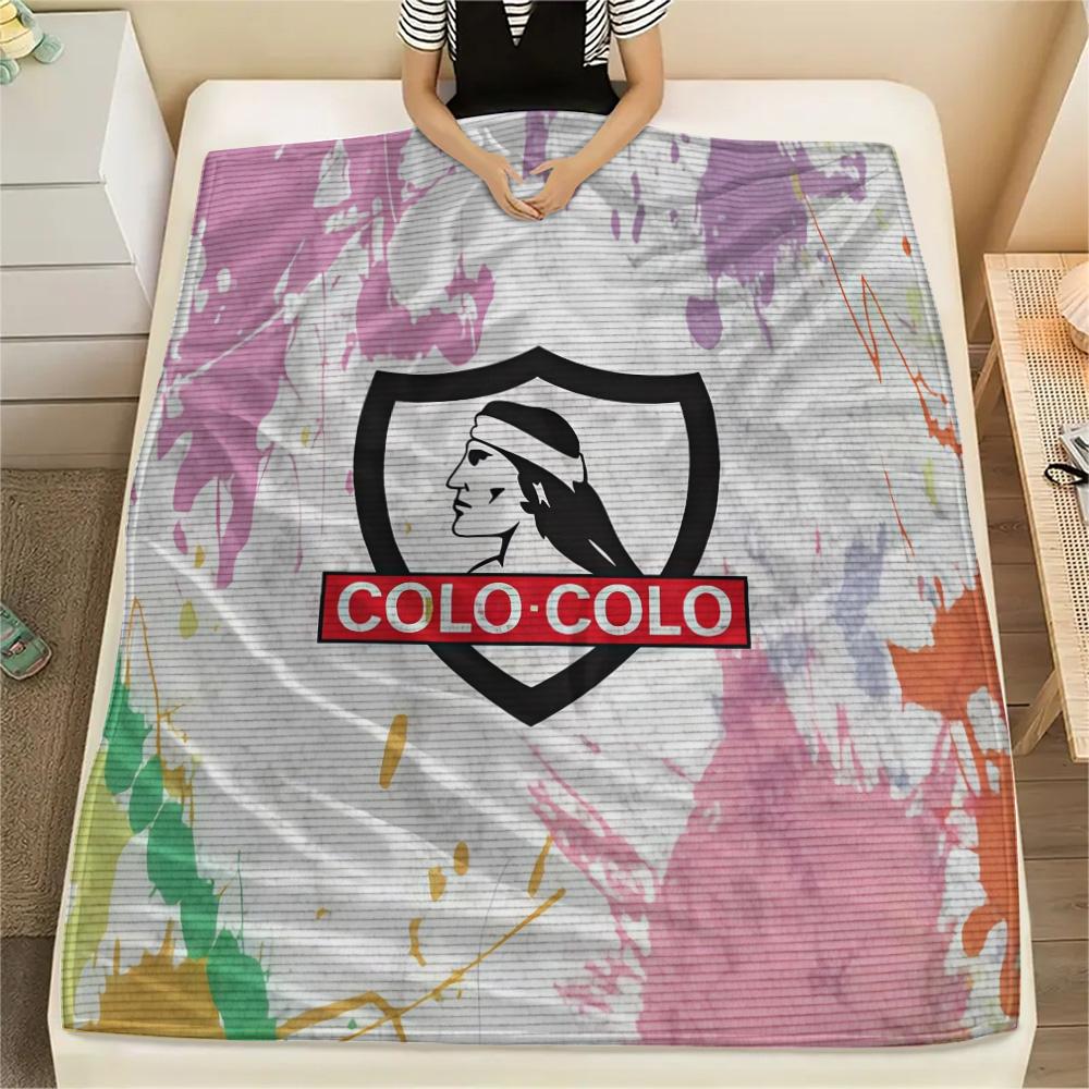CSD Colo‑Colo Flannel Blanket, High quality Comfortable for All Seasons, Home Decor, Warmth and Comfort