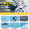 Windshield Crack Repair Kit, Windshield Repair Kit for Chips and Cracks, 1set Car Glass Repair Kit, Cracks Gone Glass Repair Kit Automotive