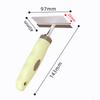 Dog Comb Knife Dogs Brush Double-sided Combs for Dogs Hair Cleaning Massage Dog Brush Rake Comb Pet Hair Remover Pet Supplies