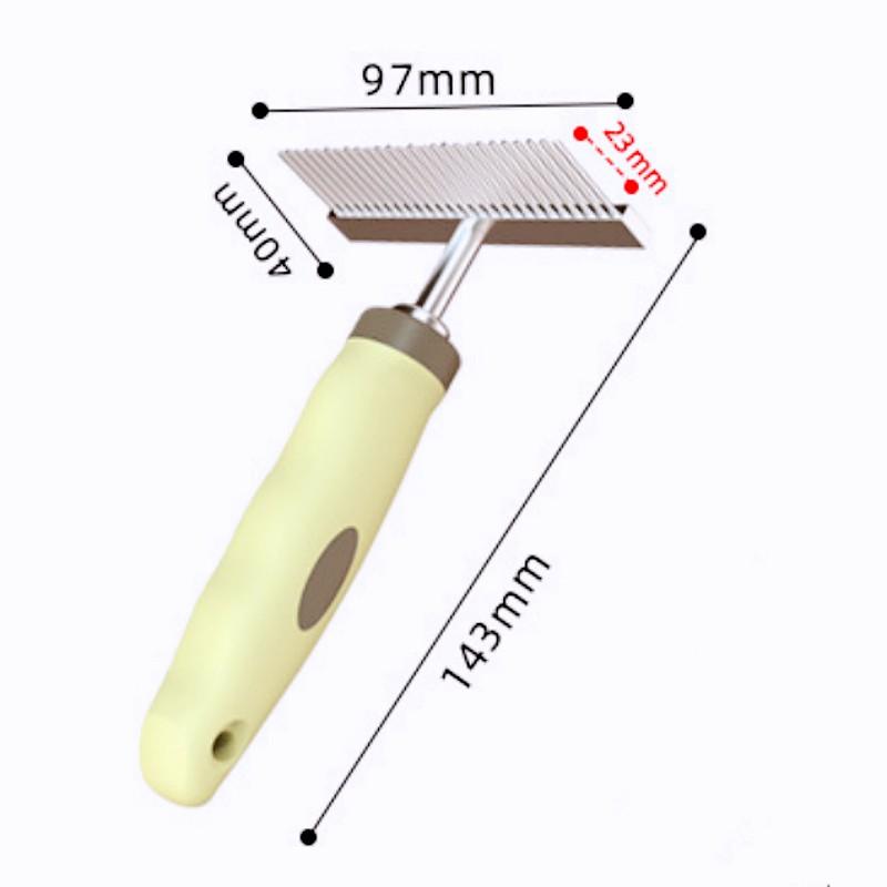 Dog Comb Knife Dogs Brush Double-sided Combs for Dogs Hair Cleaning Massage Dog Brush Rake Comb Pet Hair Remover Pet Supplies